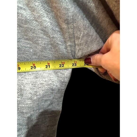 Vtg Active Elements Women's Button-Up Sweatshirt Jacket Med Gray Lined Pockets - Picture 12 of 12